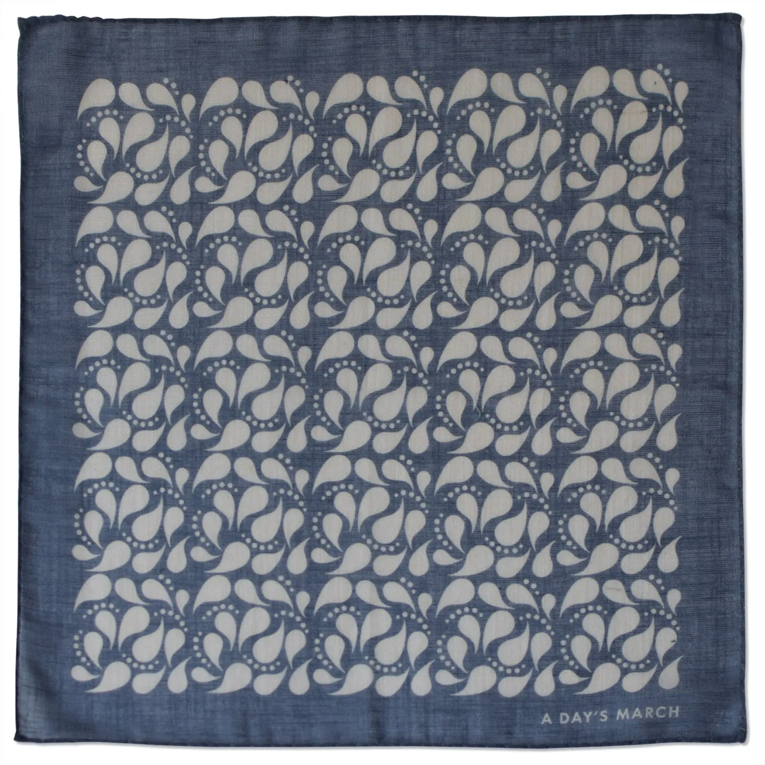 A Days March pocket square flat