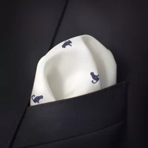 Monkey pocket square ted baker-in breast pocket