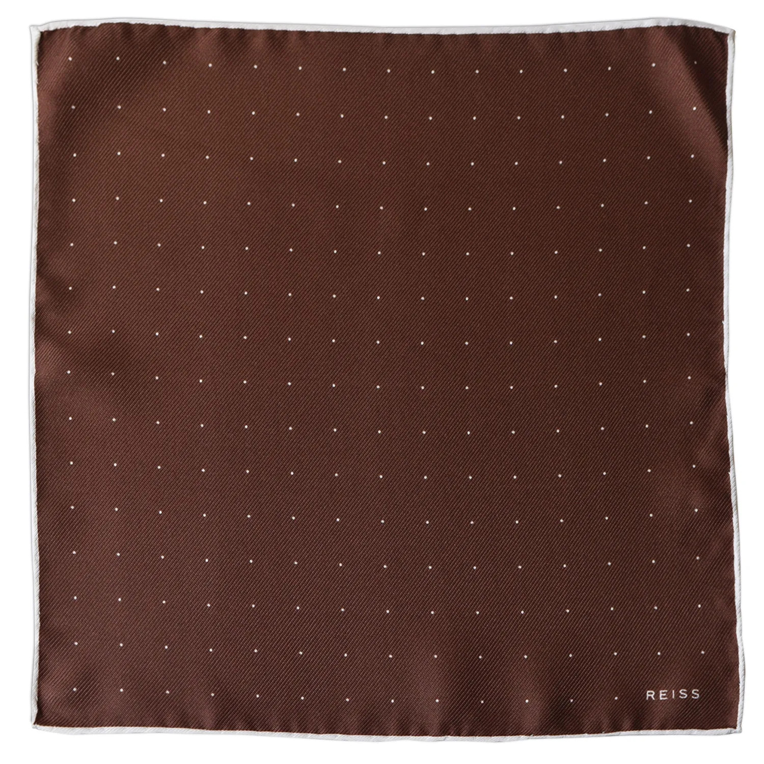 Polka dots pocket square Reiss flat