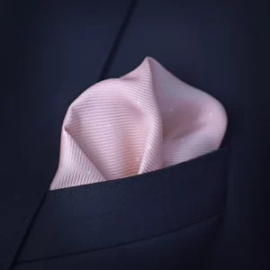 Reiss pink polka dot pocket square