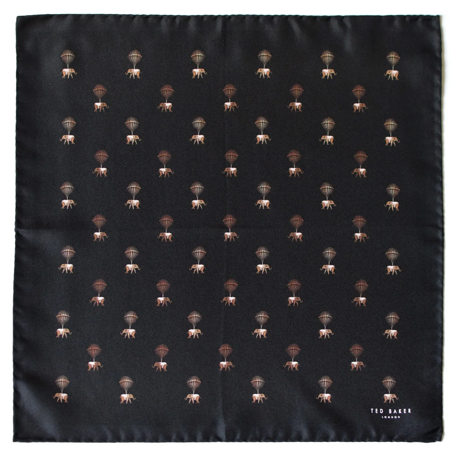 elephants ted baker pocket square