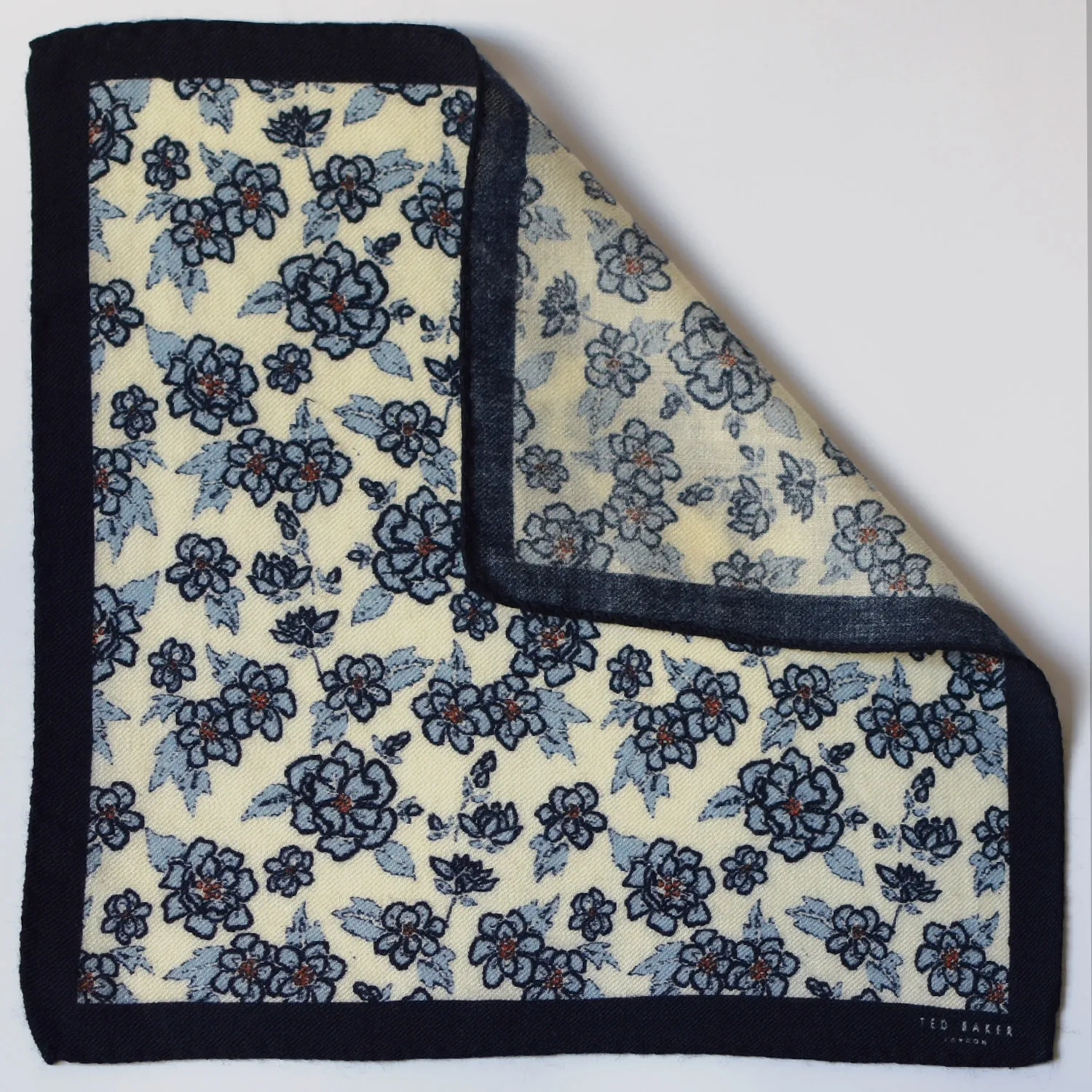 floral pattern ted baker pocket square