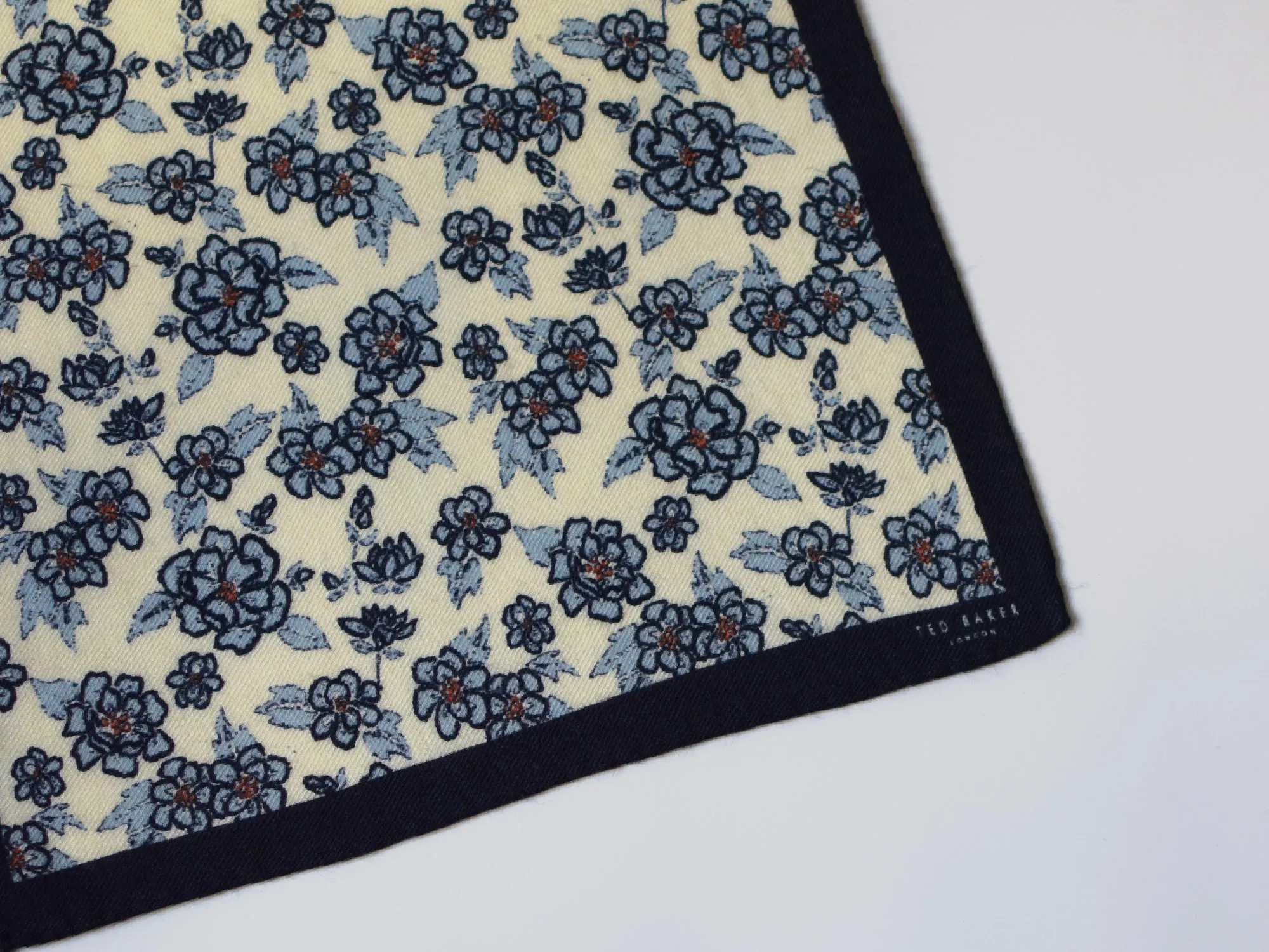 floral pattern ted baker pocket square