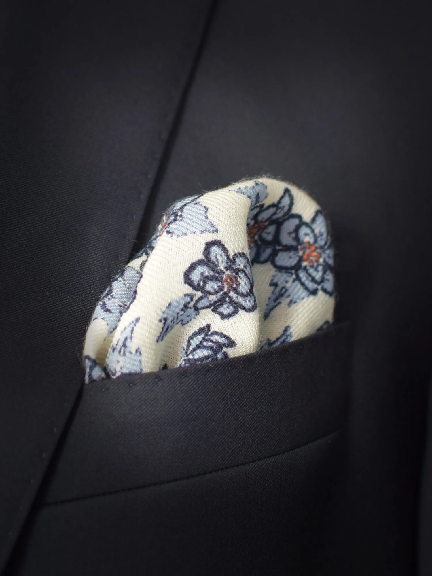 floral pattern ted baker pocket square