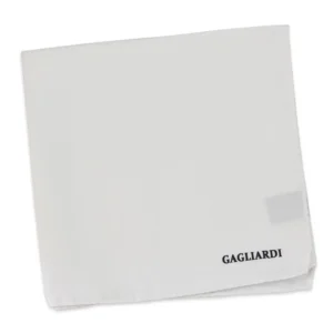pochette en soie blanche gagliardi
