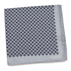 pochette square mouchoir a motifs medaillons