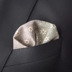 pocket square in breast pocket