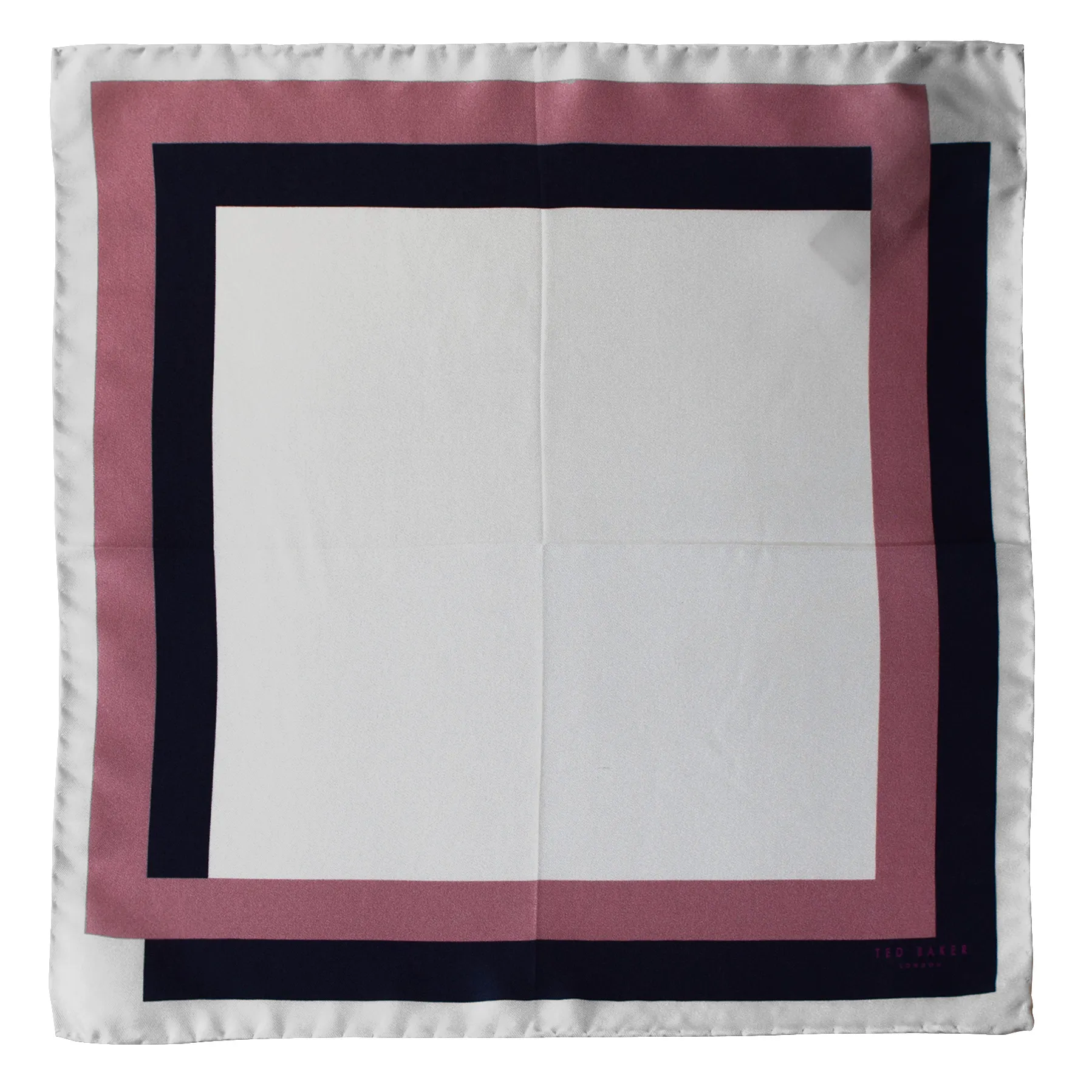 pocket square ted baker blue white and pink design flat