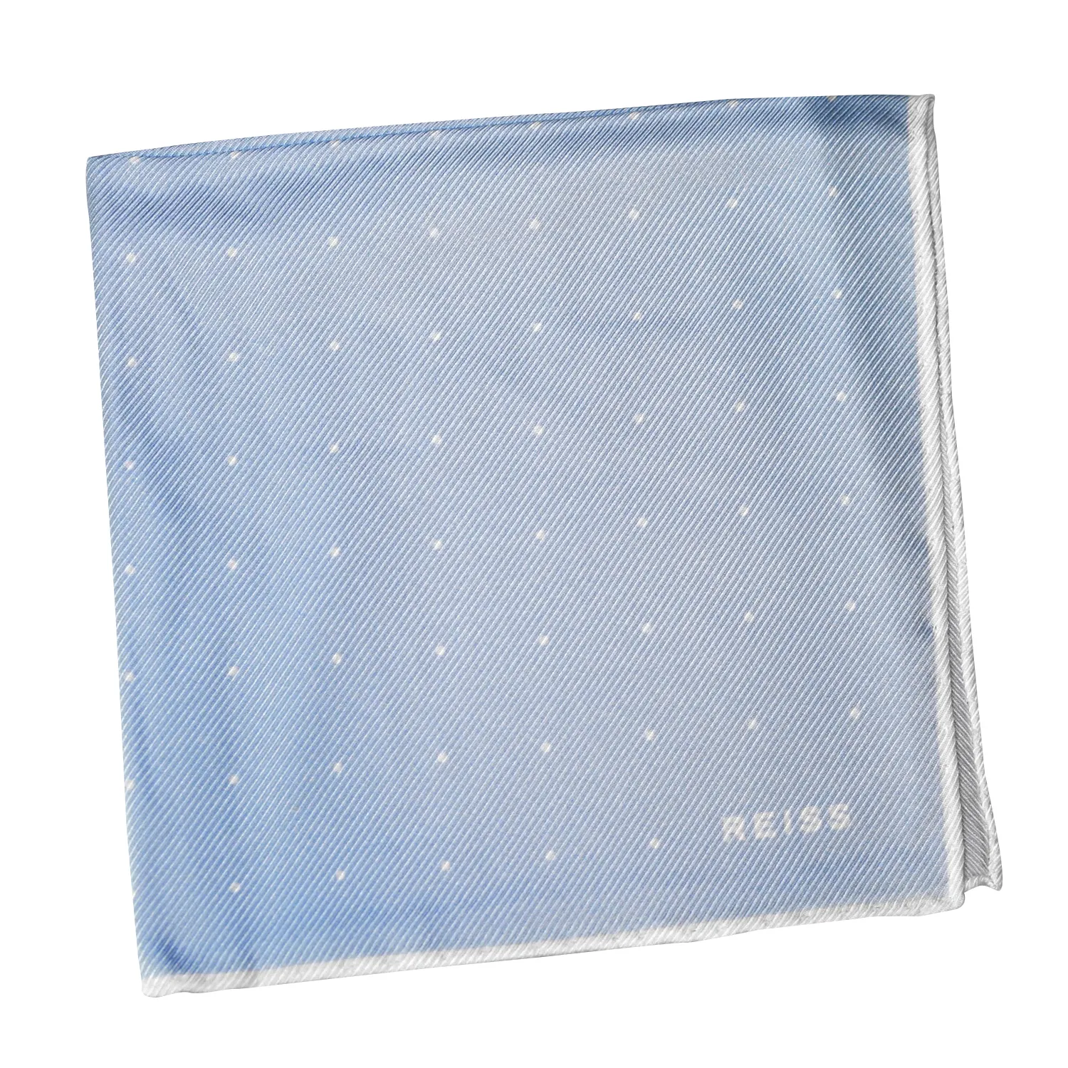 Pochette au tissage twill à motif polka dots Reiss