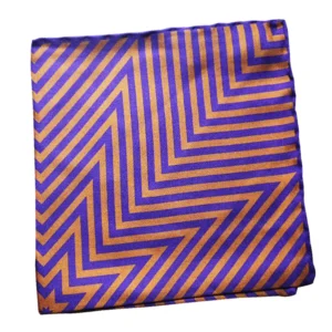sieger pochette orange et violette