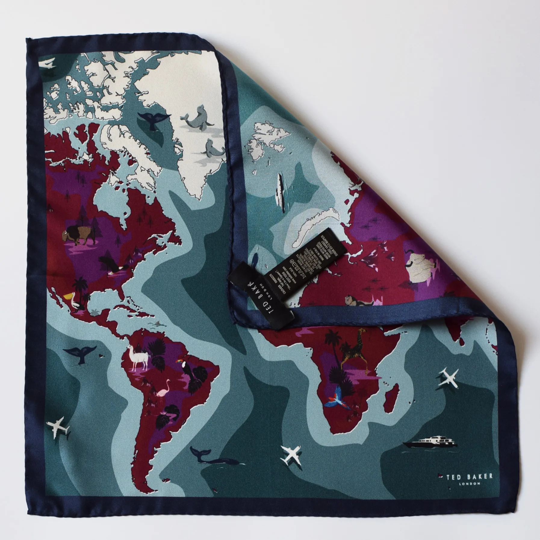 ted baker travel world design flat corner_resultat
