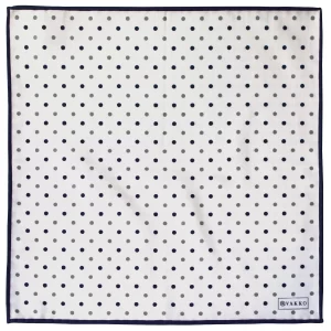 vakko polka dots pocket square-flat