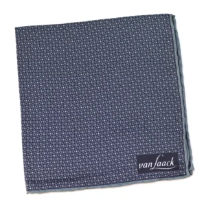 Pochette à micromotifs bleue Van Laack