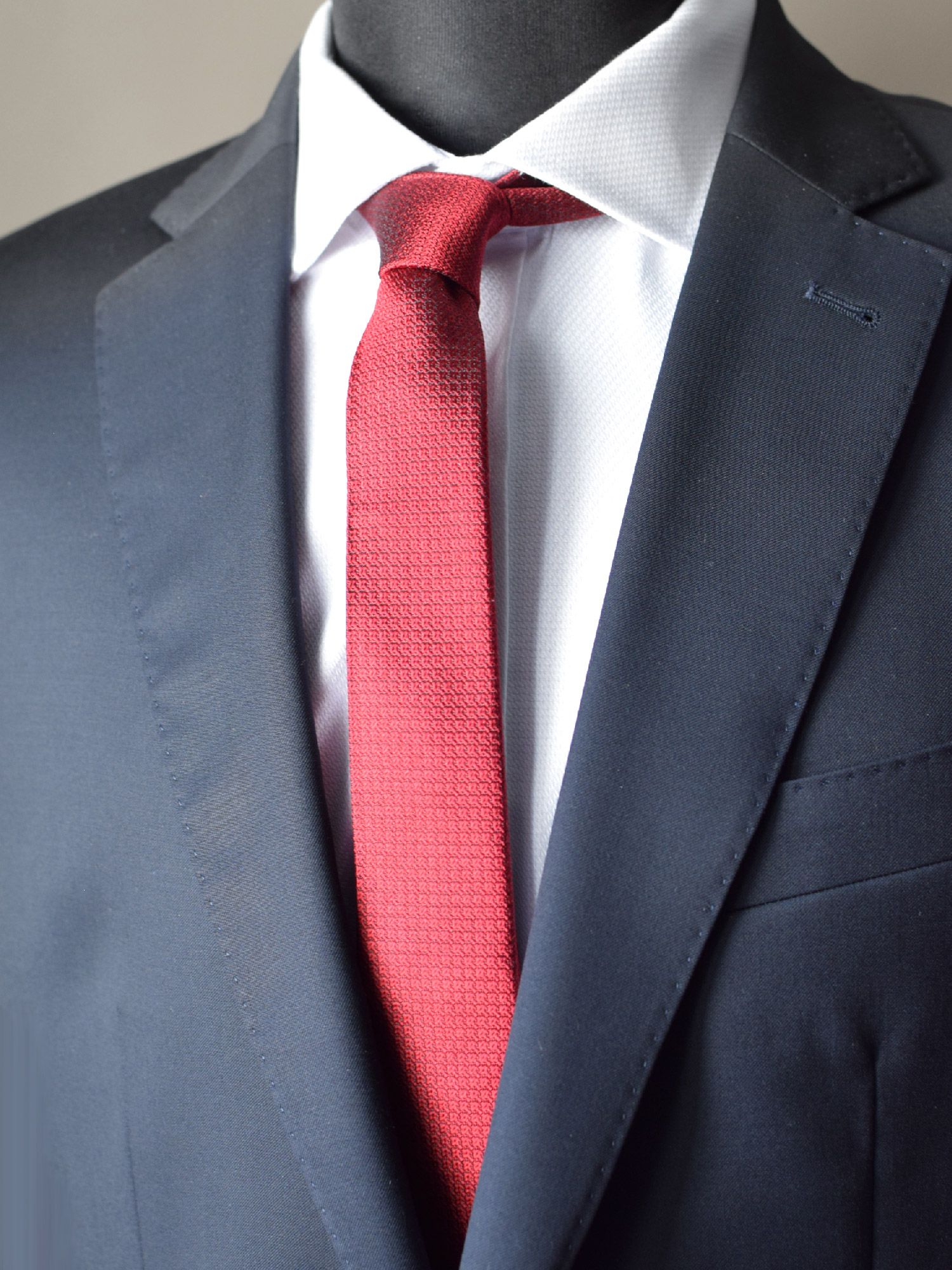 Cravate slim en soie Les Nouveaux Ateliers – Image 2