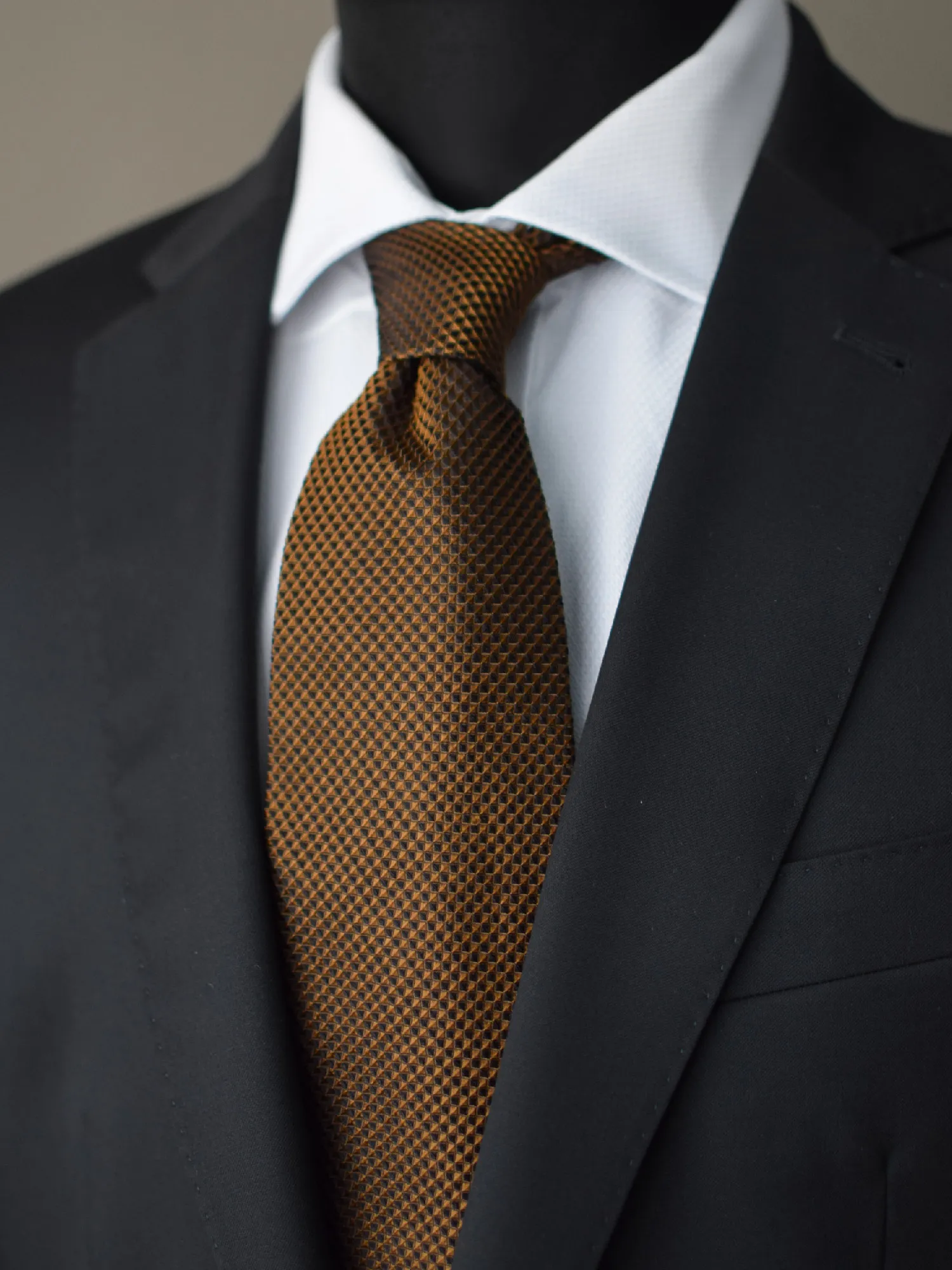 Cravate en soie texturée Andrew's ties – Image 2