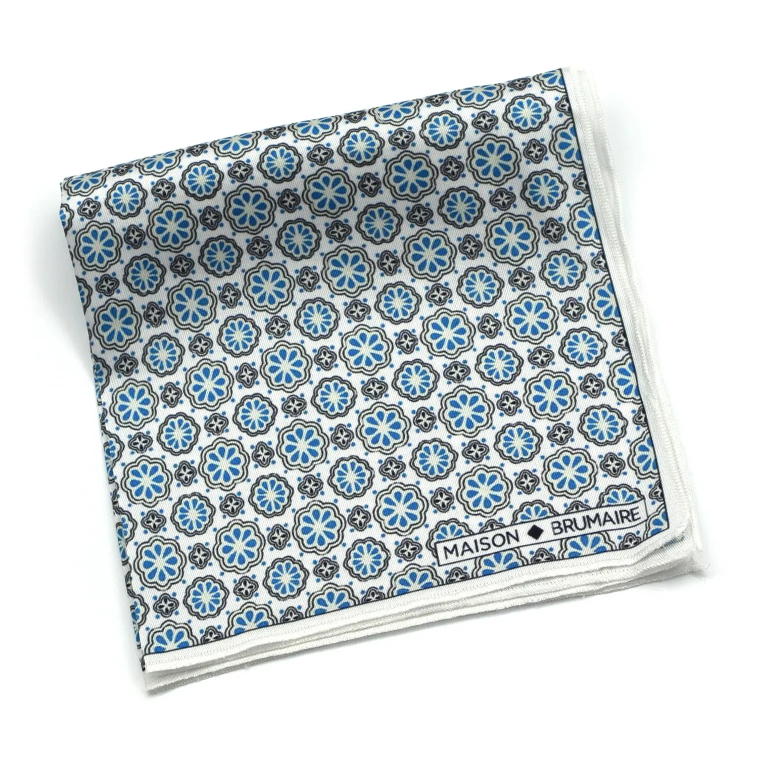Pochette à motifs médaillons Maison Brumaire