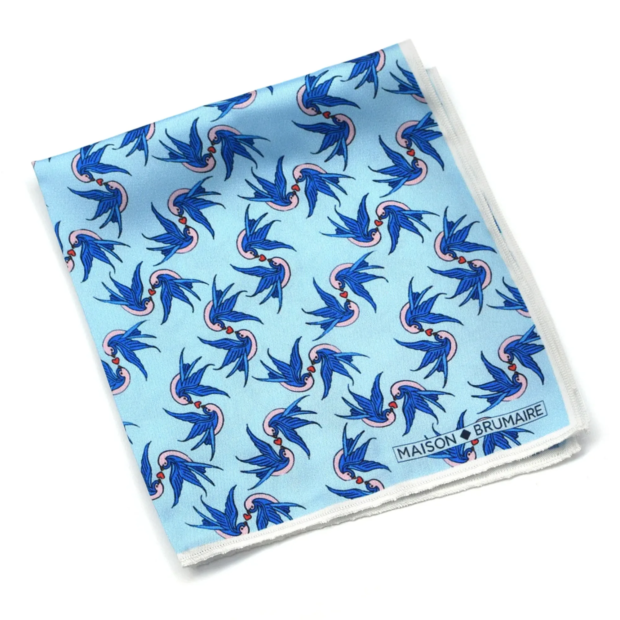 pochette motifs tatouage-plie