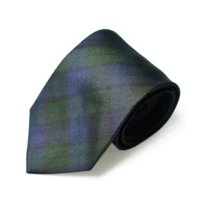 Cravate Club Guy Laroche à motif tartan Black Watch