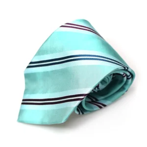 Cravate Club Guy Laroche turquoise