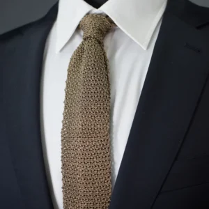 cravate-tricot-taupe
