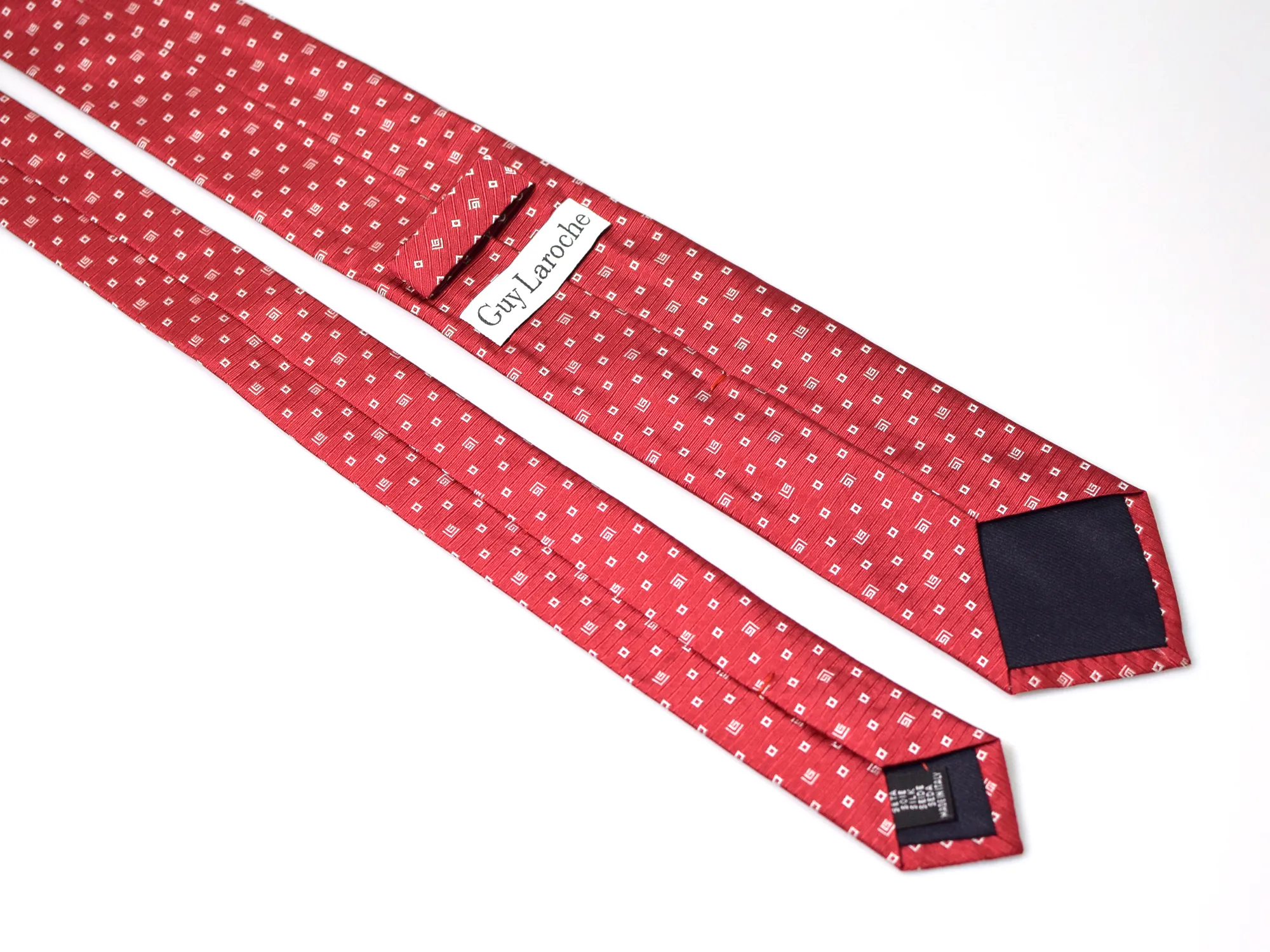 Cravate à motifs rose Guy Laroche – Image 3