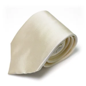 cravate creme roulee