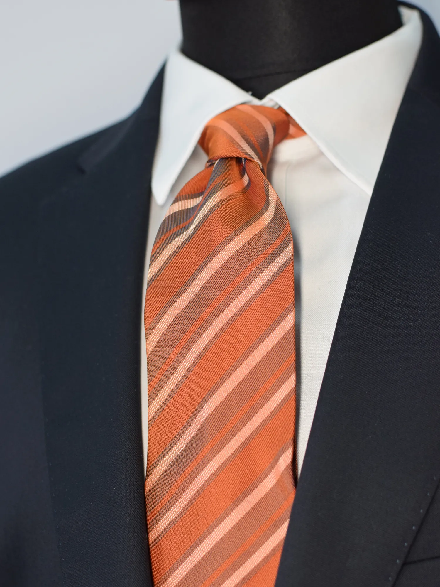 cravate orange