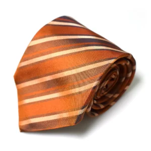 cravate orangee
