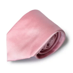 cravate-satinée-rose