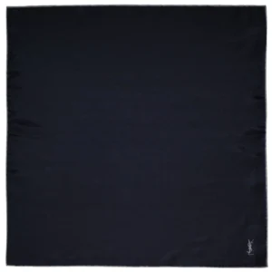 Pochette YSL monogramme noire lisere fin gris