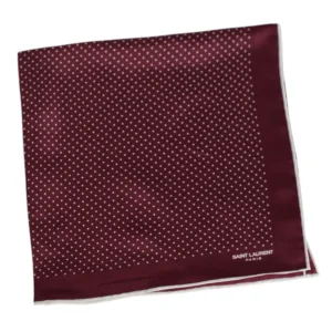Saint Laurent Paris polka dots rouge-pliee
