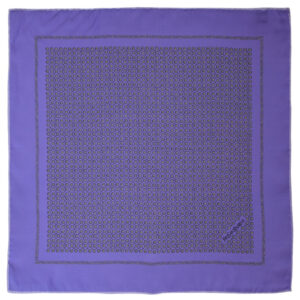 pochette ronds graphiques mauve ysl