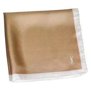 YSL beige marron-pliee