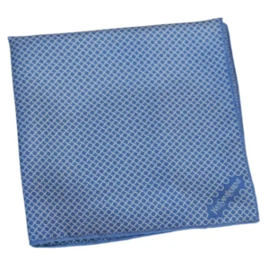 Ysl motifs graphiques bleus-pliee