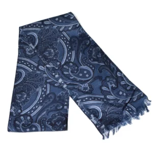 Foulard en soie à motif paisley