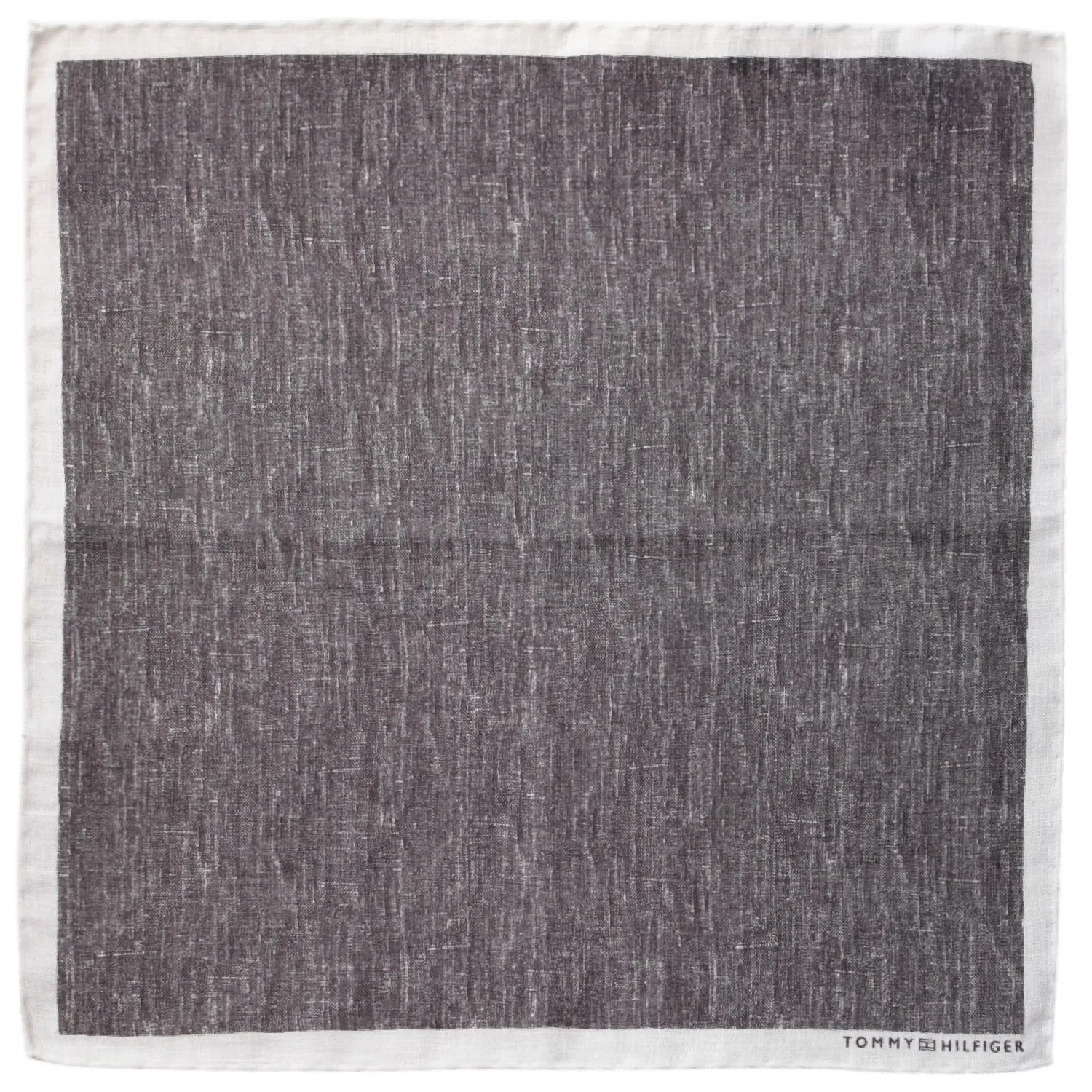 pochette hilfiger lin gris