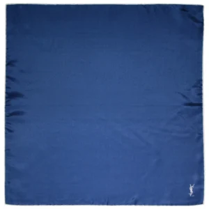 pochette YSL monogramme bleueroi liseré blanc
