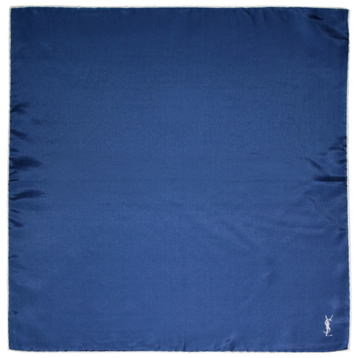pochette YSL monogramme bleueroi liseré blanc