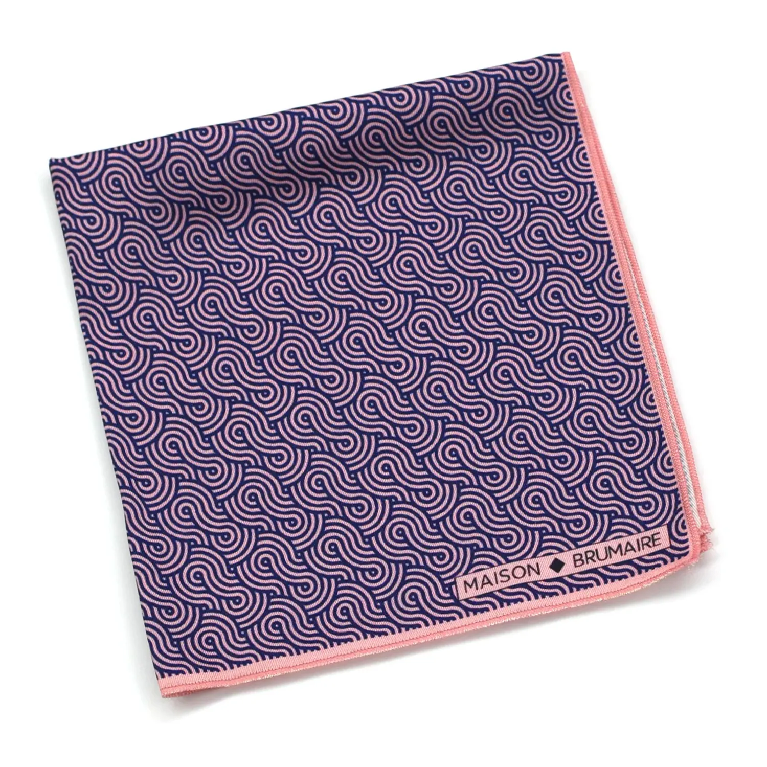 Pochette à motifs de spirales Maison Brumaire