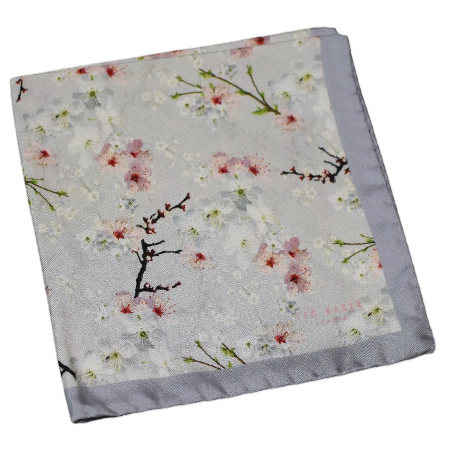 pochette branches de cerisiers Ted Baker-pliee