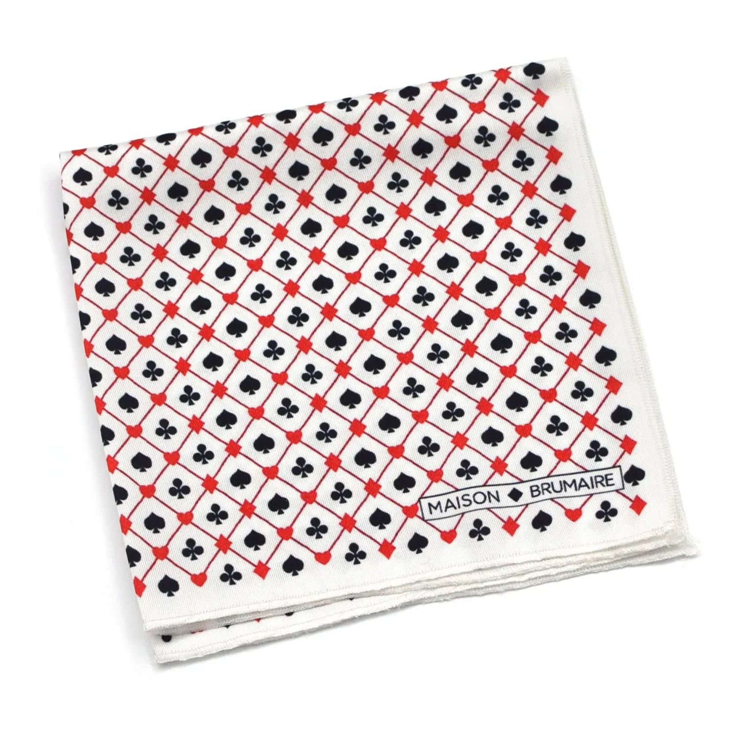 Pochette à motifs de jeu de carte