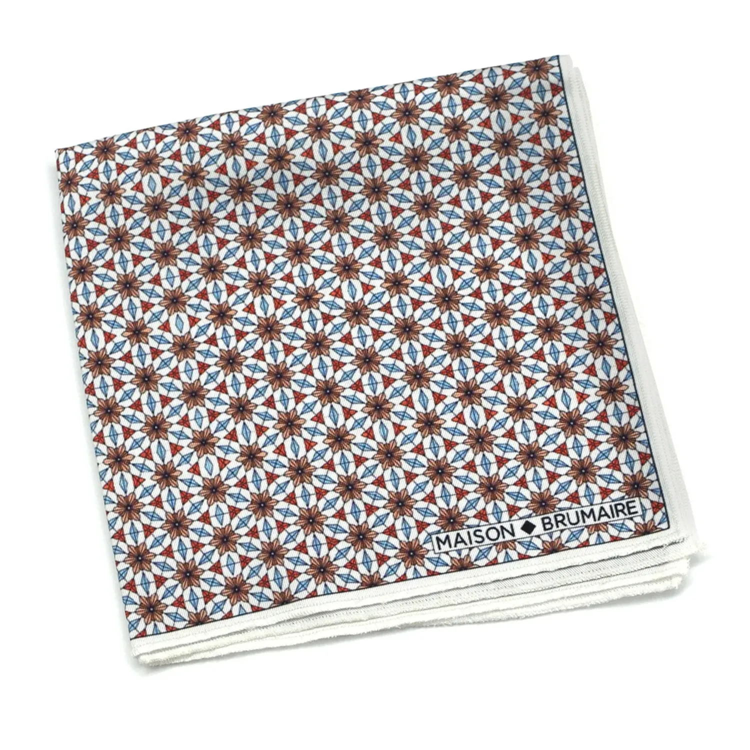 Pochette à motifs géométriques Maison Brumaire