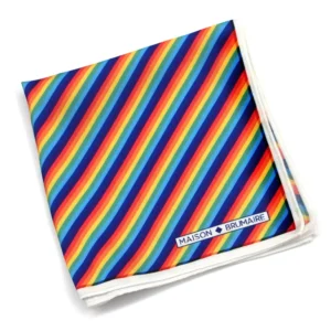 Pochette à motifs d'arc en ciel Maison Brumaire