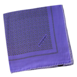 pochette ronds graphiques mauve ysl