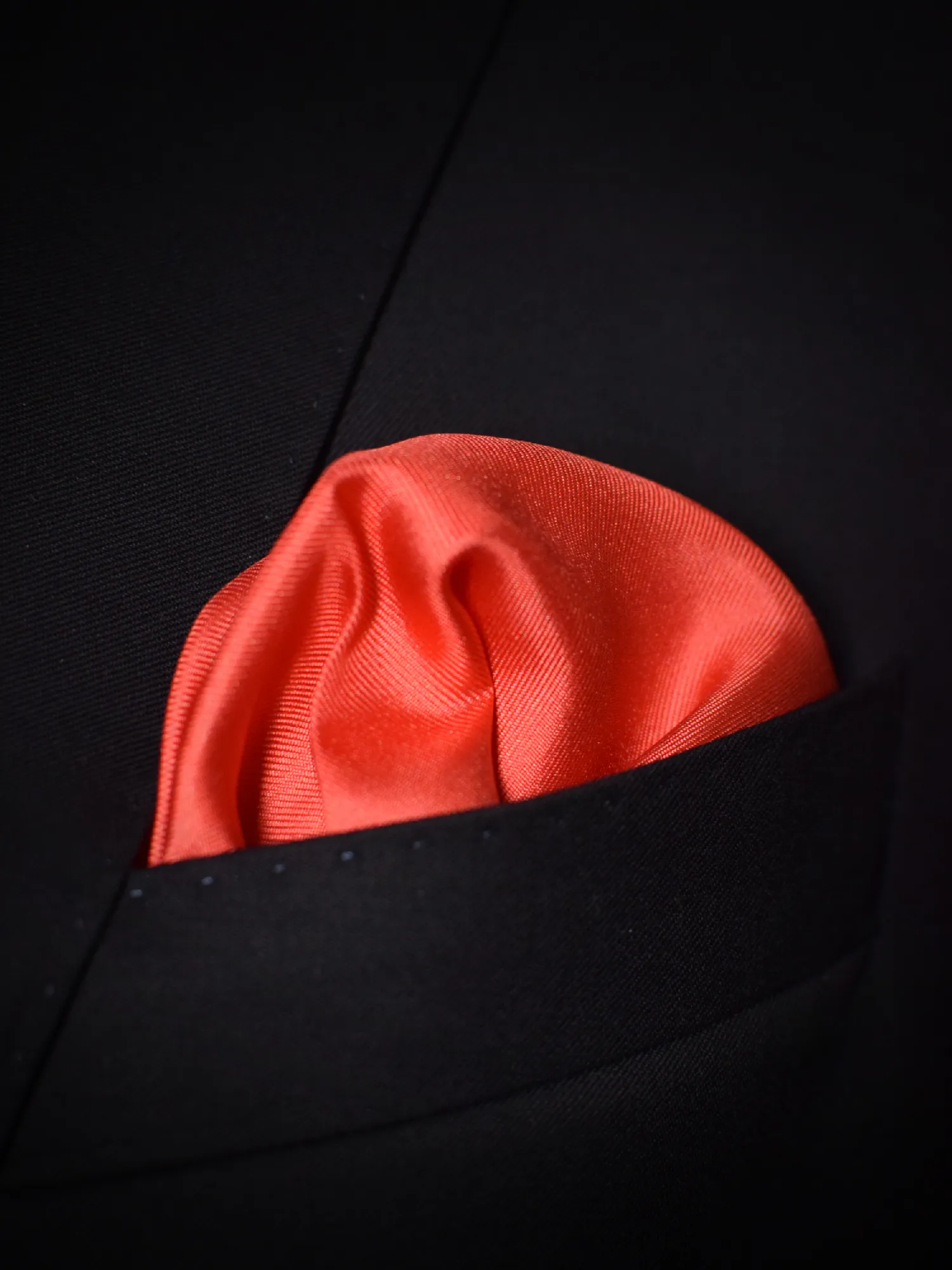 pochette soie florale charles thyrwitt rouge
