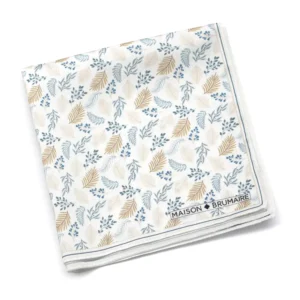 Pochette à motifs végétaux Maison Brumaire
