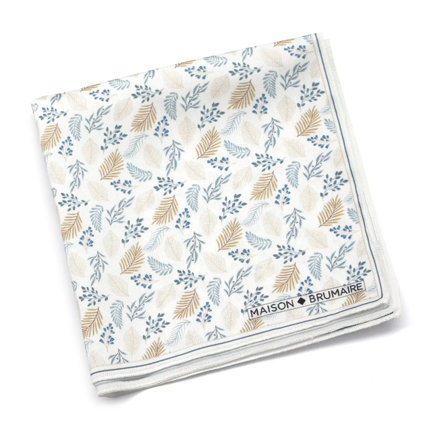 Pochette à motifs végétaux Maison Brumaire