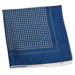 pochette ysl motif pois graphiques bleu navy