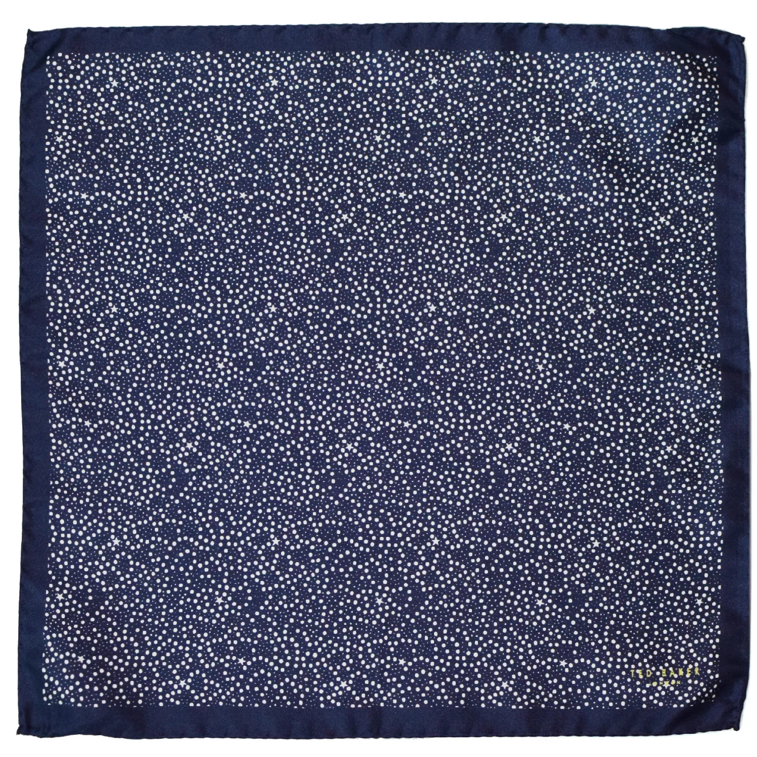 Pochette en soie navy à étoiles Ted Baker – Image 2