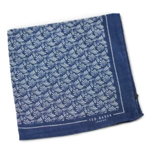 Pochette en lin à micro-motifs végétaux Ted Baker